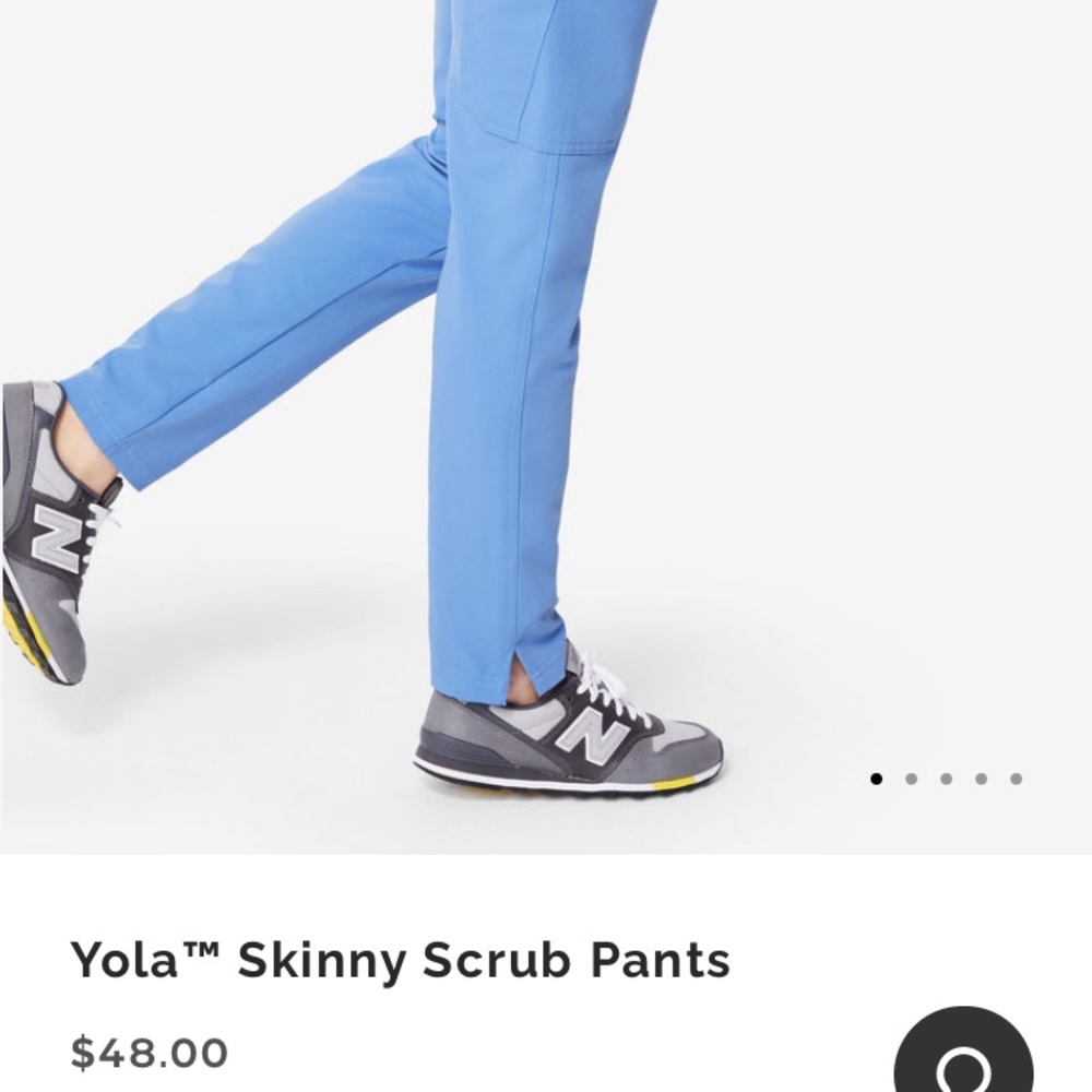 Figs yola skinny scrub pants